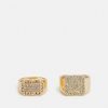 Accessoires Vintage Supply | Vintage Supply 2 Pack Ring Gold-Coloured