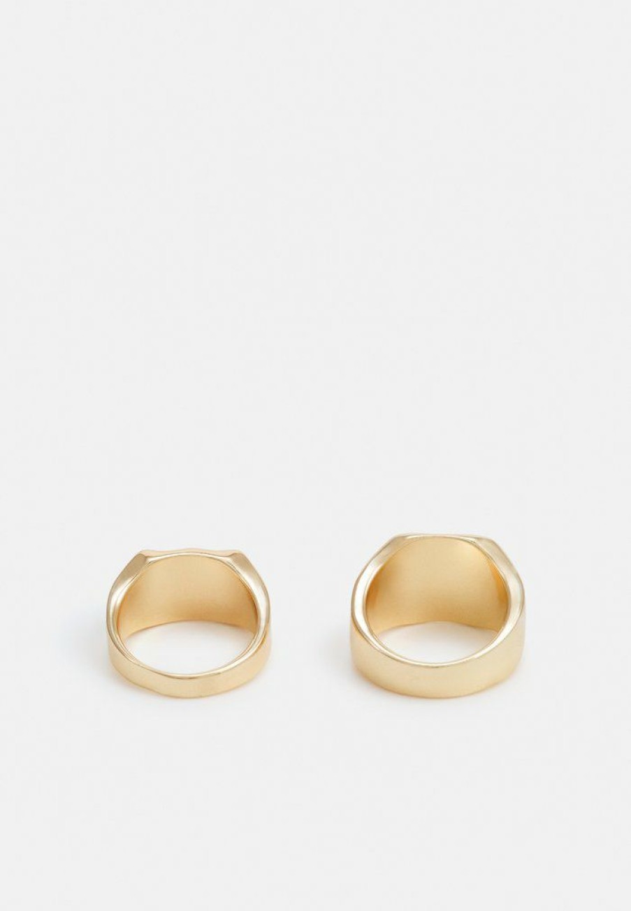 Accessoires Vintage Supply | Vintage Supply 2 Pack Ring Gold-Coloured