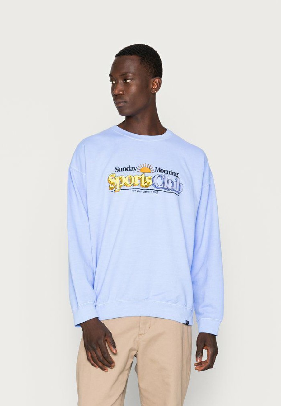 Clothing Vintage Supply | Vintage Supply Sports Club Sweatshirt Light Blue