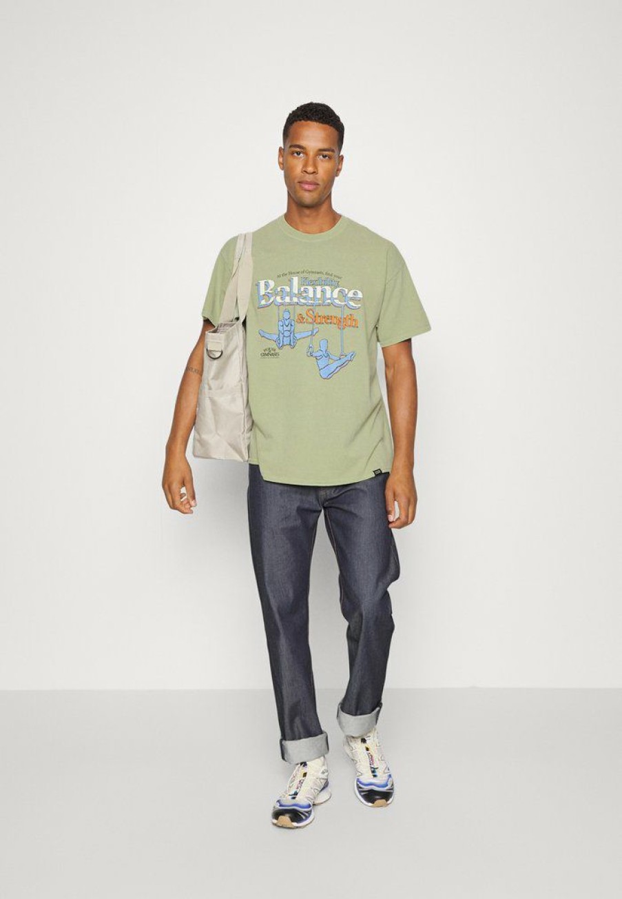 Clothing Vintage Supply | Vintage Supply Balance Tee Print T-Shirt Washed Olive