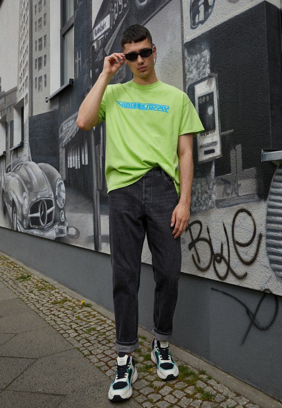 Clothing Vintage Supply | Vintage Supply Front Logo Tee Print T-Shirt Green