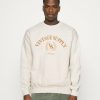 Clothing Vintage Supply | Vintage Supply Overdyed With Tonal Logo Crest Sweatshirt Od Stone