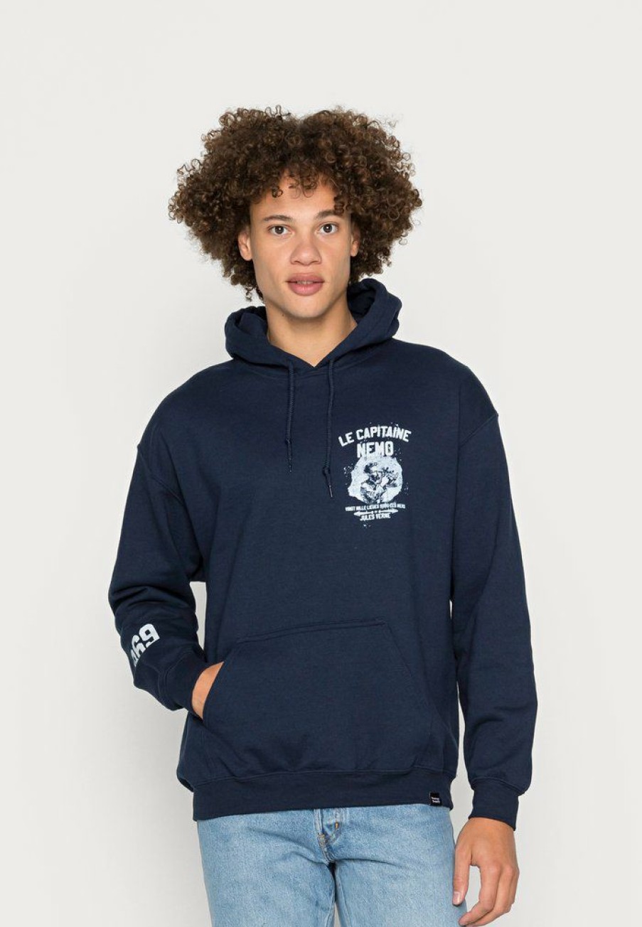 Clothing Vintage Supply | Vintage Supply Le Capitaine Nemo Hoodie Sweatshirt Navy