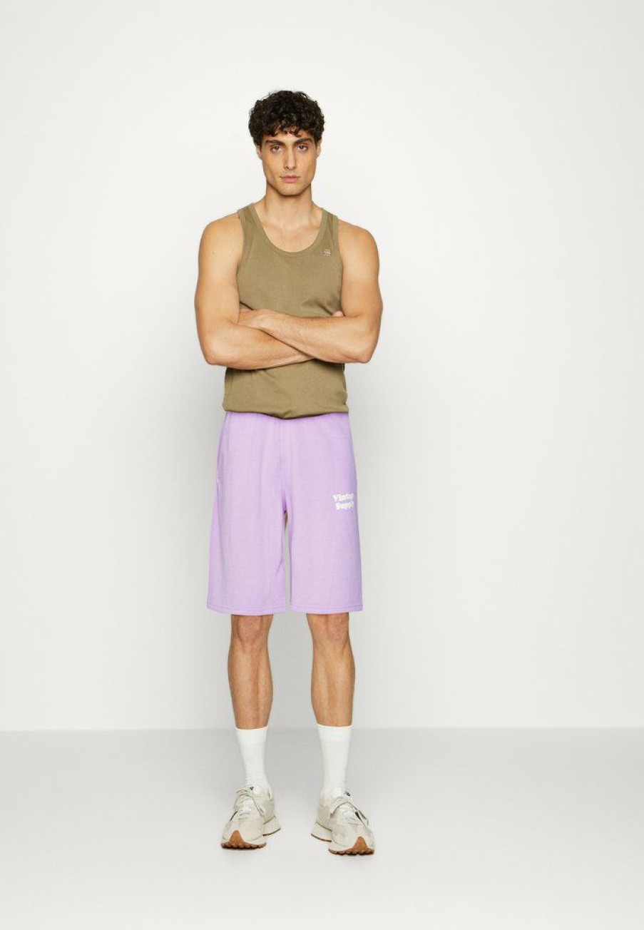 Clothing Vintage Supply | Vintage Supply Core Logo Unisex Shorts Lilac