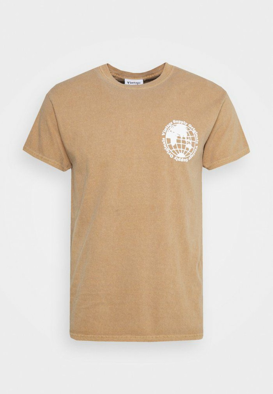 Clothing Vintage Supply | Vintage Supply Overdyed Spice Originals Graphic Unisex Print T-Shirt Od Spice