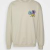 Clothing Vintage Supply | Vintage Supply With Old School Cartoon Front And Back Graphic Unisex Sweatshirt Sand