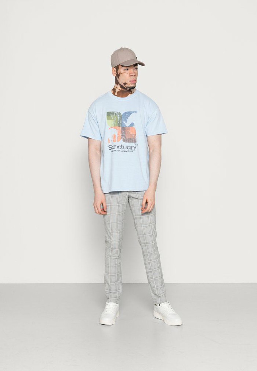 Clothing Vintage Supply | Vintage Supply Sanctuary Tee Print T-Shirt Light Blue