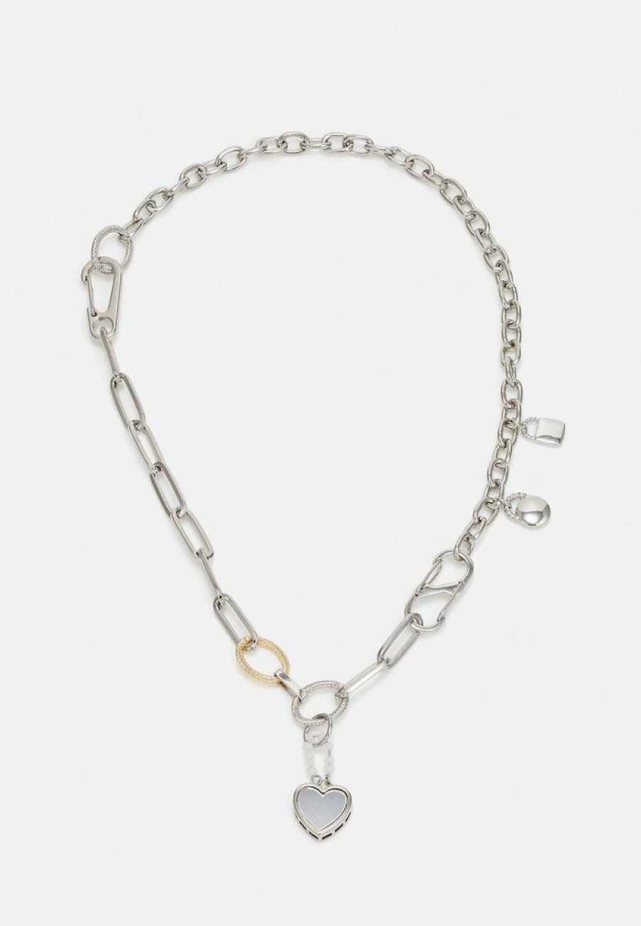 Accessoires Vintage Supply | Vintage Supply Necklace Unisex Necklace Silver-Coloured