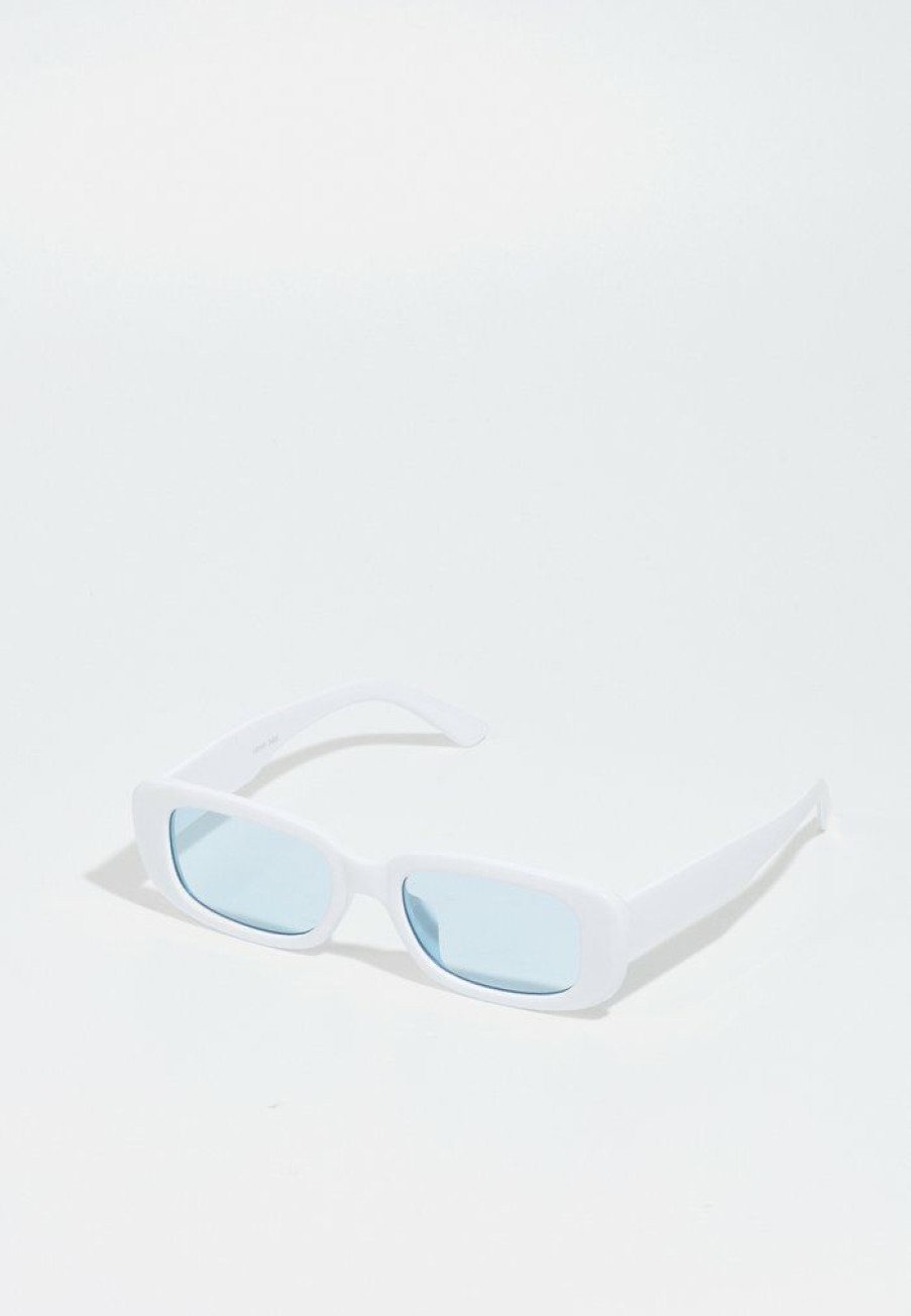 Accessoires Vintage Supply | Vintage Supply Rectangle Unisex Sunglasses Blue