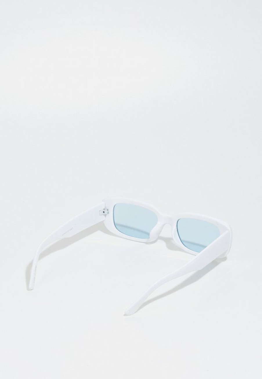 Accessoires Vintage Supply | Vintage Supply Rectangle Unisex Sunglasses Blue