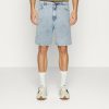 Clothing Vintage Supply | Vintage Supply Unisex Denim Shorts Light