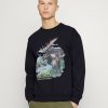 Clothing Vintage Supply | Vintage Supply Virginia Graphic Sweatshirt Black