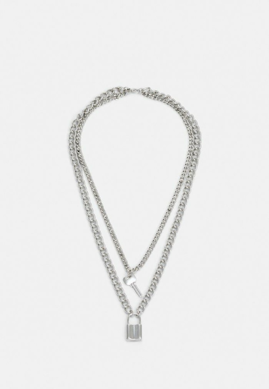 Accessoires Vintage Supply | Vintage Supply Necklace Unisex Necklace Silver-Coloured