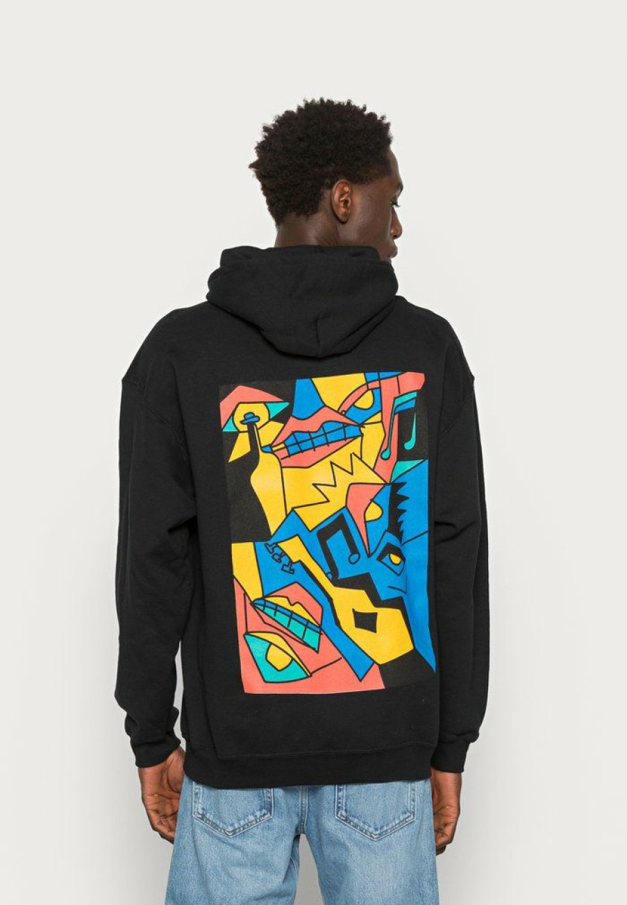 Clothing Vintage Supply | Vintage Supply Art Collage Graphic Sweatshirt Black