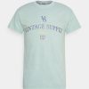 Clothing Vintage Supply | Vintage Supply Overdyed Sea Foam Vintage Print T-Shirt Od Sea Foam