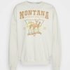 Clothing Vintage Supply | Vintage Supply Overdyed With Vintage Montana Graphic Unisex Sweatshirt Biscotti