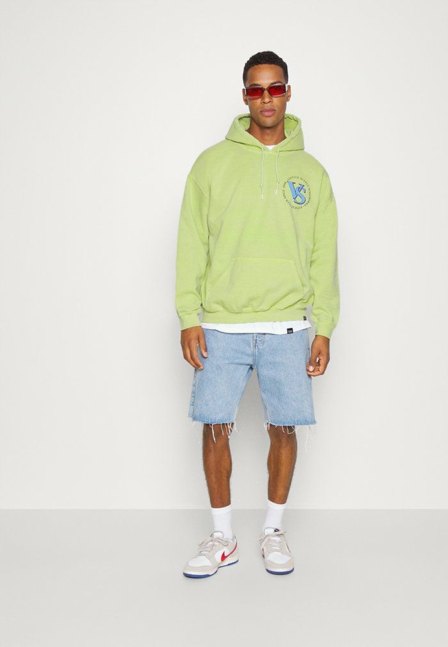 Clothing Vintage Supply | Vintage Supply Body Works Front Back Hoodie Sweatshirt Lime