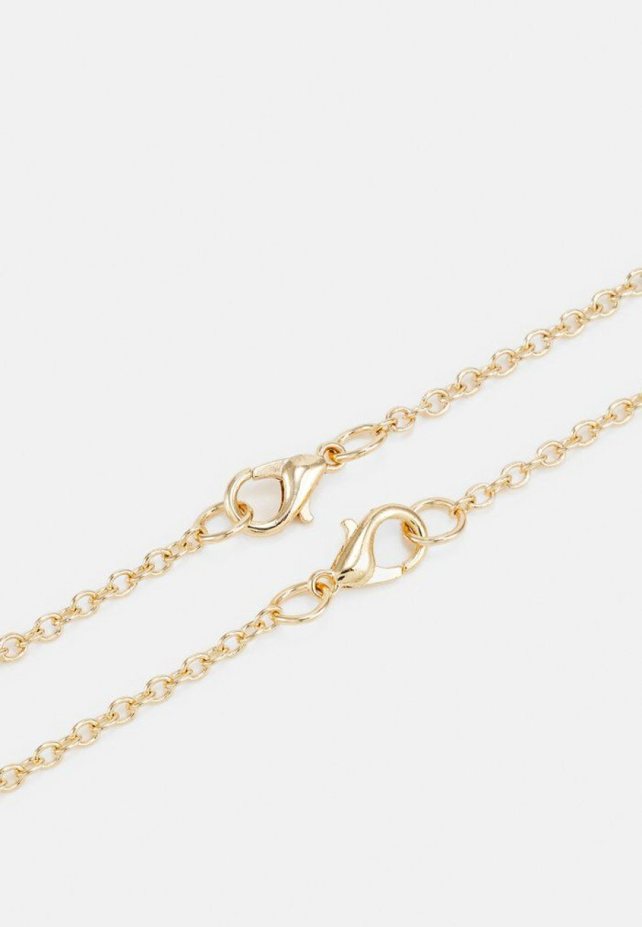 Accessoires Vintage Supply | Vintage Supply Necklace Unisex 2 Pack Necklace Gold-Coloured