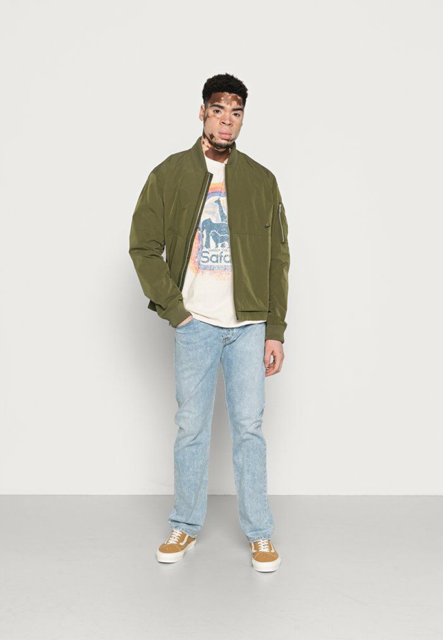 Clothing Vintage Supply | Vintage Supply Safari Front Print Hoodie Tee Print T-Shirt Sand