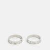 Accessoires Vintage Supply | Vintage Supply 2 Pack Ring Silver-Coloured