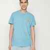 Clothing Vintage Supply | Vintage Supply Chest Embroidered Logo Tee Unisex Basic T-Shirt Overdye Teal