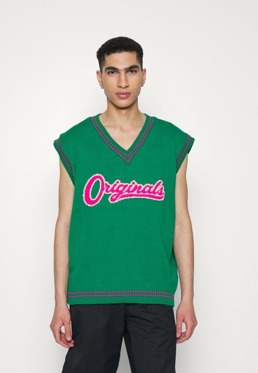 Clothing Vintage Supply | Vintage Supply Originals Vest Jumper Green