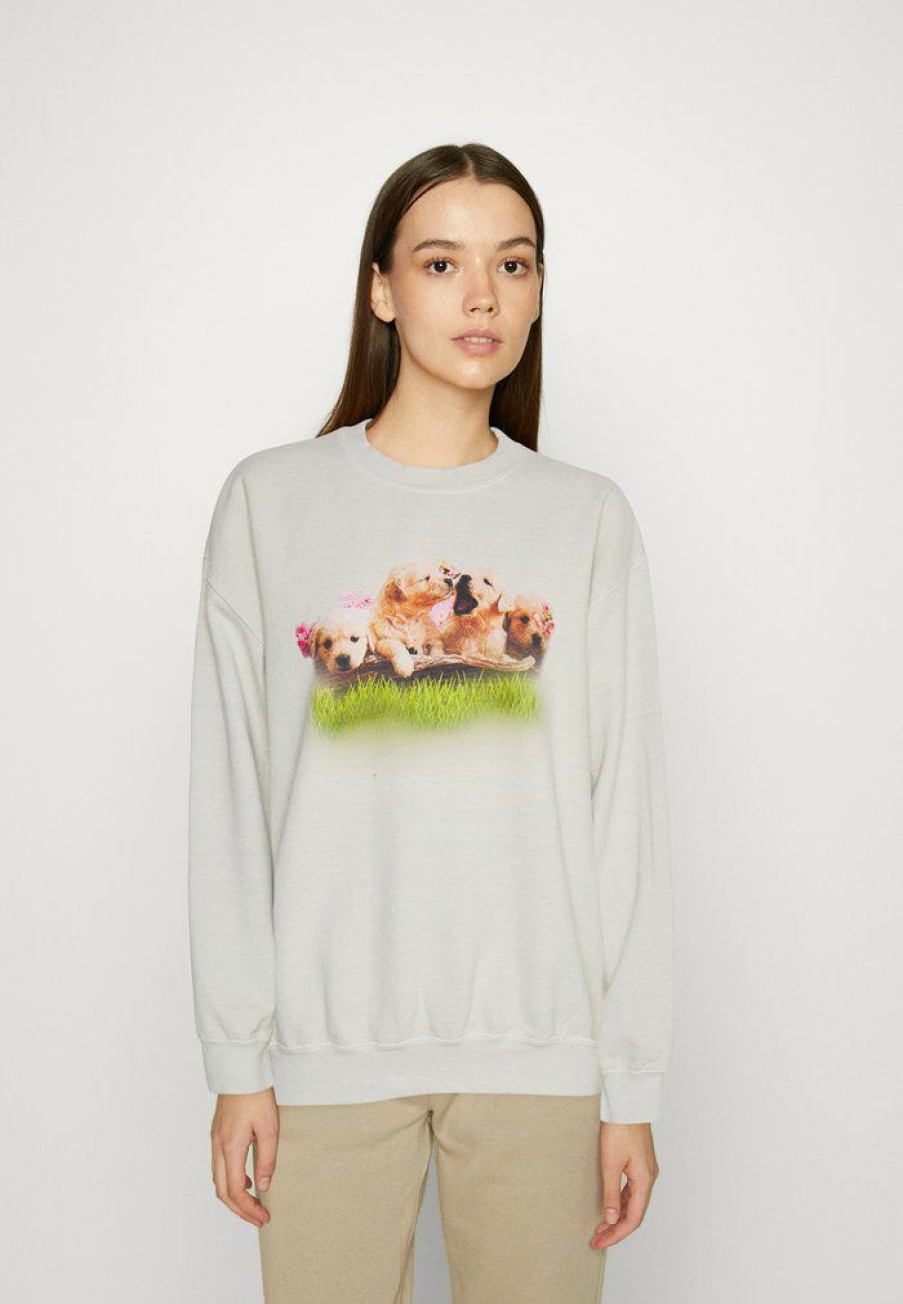 Clothing Vintage Supply | Vintage Supply Puppies Graphic Sweatshirt White