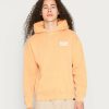 Clothing Vintage Supply | Vintage Supply Overdye Gold Hoodie With Core Chest Logo Unisex Sweatshirt Gold