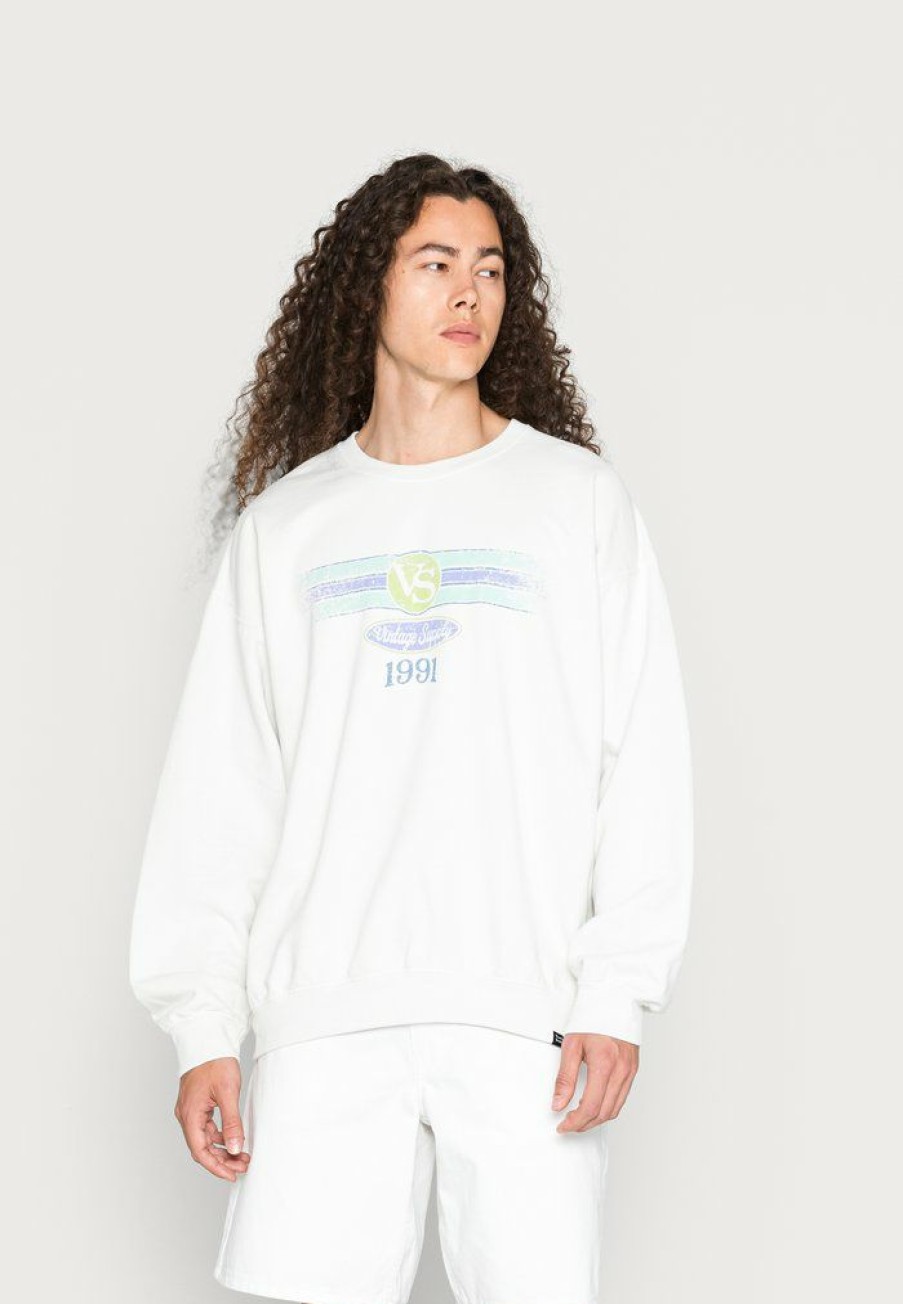 Clothing Vintage Supply | Vintage Supply Front Print Sweatshirt Sand