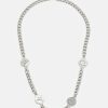 Accessoires Vintage Supply | Vintage Supply Necklace Unisex Necklace Silver-Coloured