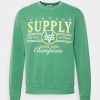 Clothing Vintage Supply | Overdyed With Vintage Supply Champions Graphic Unisex Sweatshirt Green