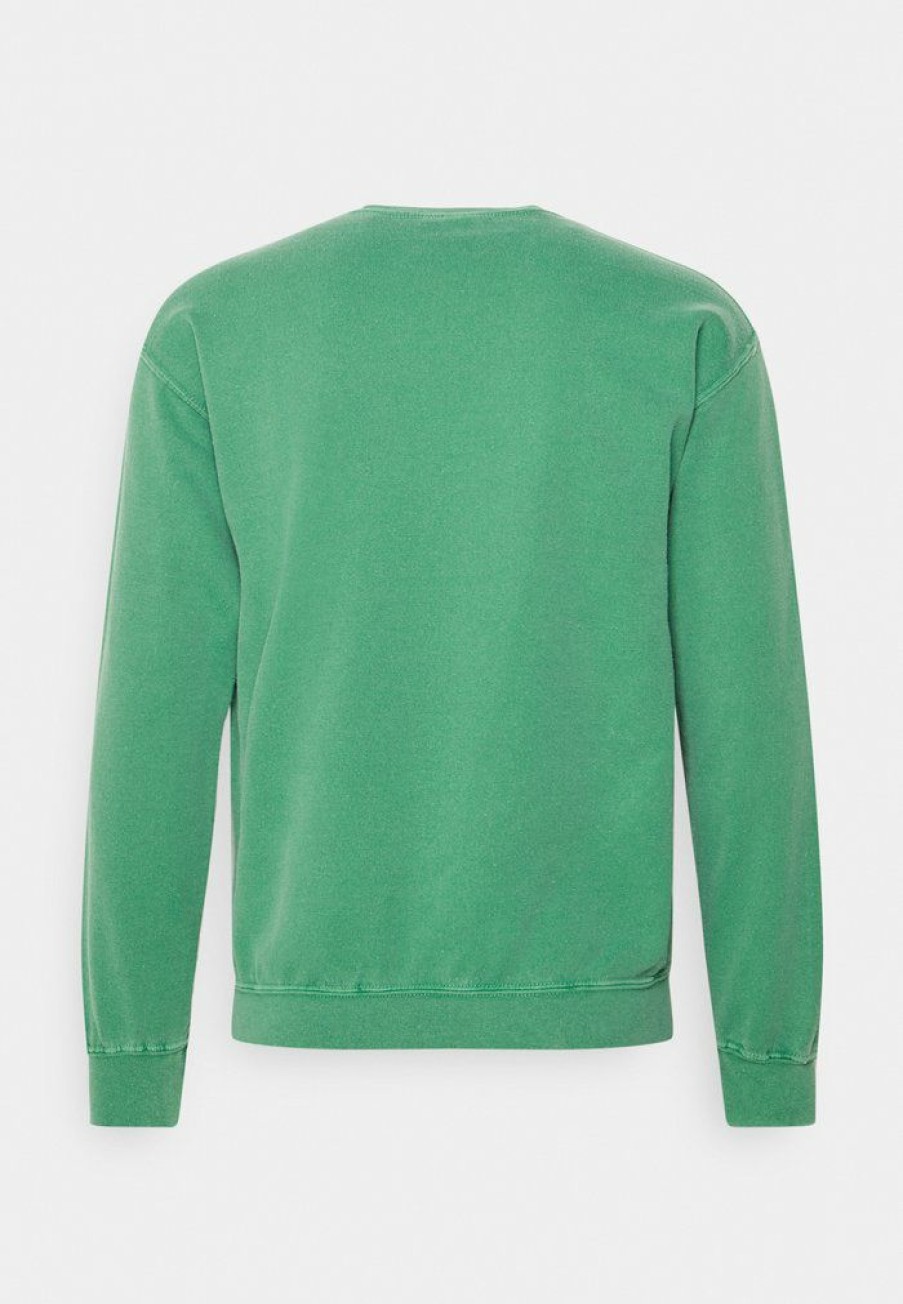 Clothing Vintage Supply | Overdyed With Vintage Supply Champions Graphic Unisex Sweatshirt Green