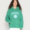 Clothing Vintage Supply | Vintage Supply Wisconsin Front Print Hoodie Sweatshirt Forest Green