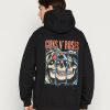 Clothing Vintage Supply | Vintage Supply Guns N Roses Skeleton Hoodi Sweatshirt Black