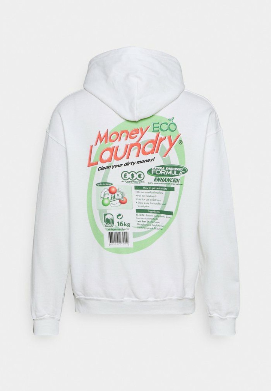 Clothing Vintage Supply | Vintage Supply Money Laundry Hoodie Sweatshirt White