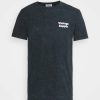 Clothing Vintage Supply | Vintage Supply Unisex Printed Core Print T-Shirt Snow Washed Black