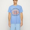 Clothing Vintage Supply | Vintage Supply Front Tee Print T-Shirt Blue