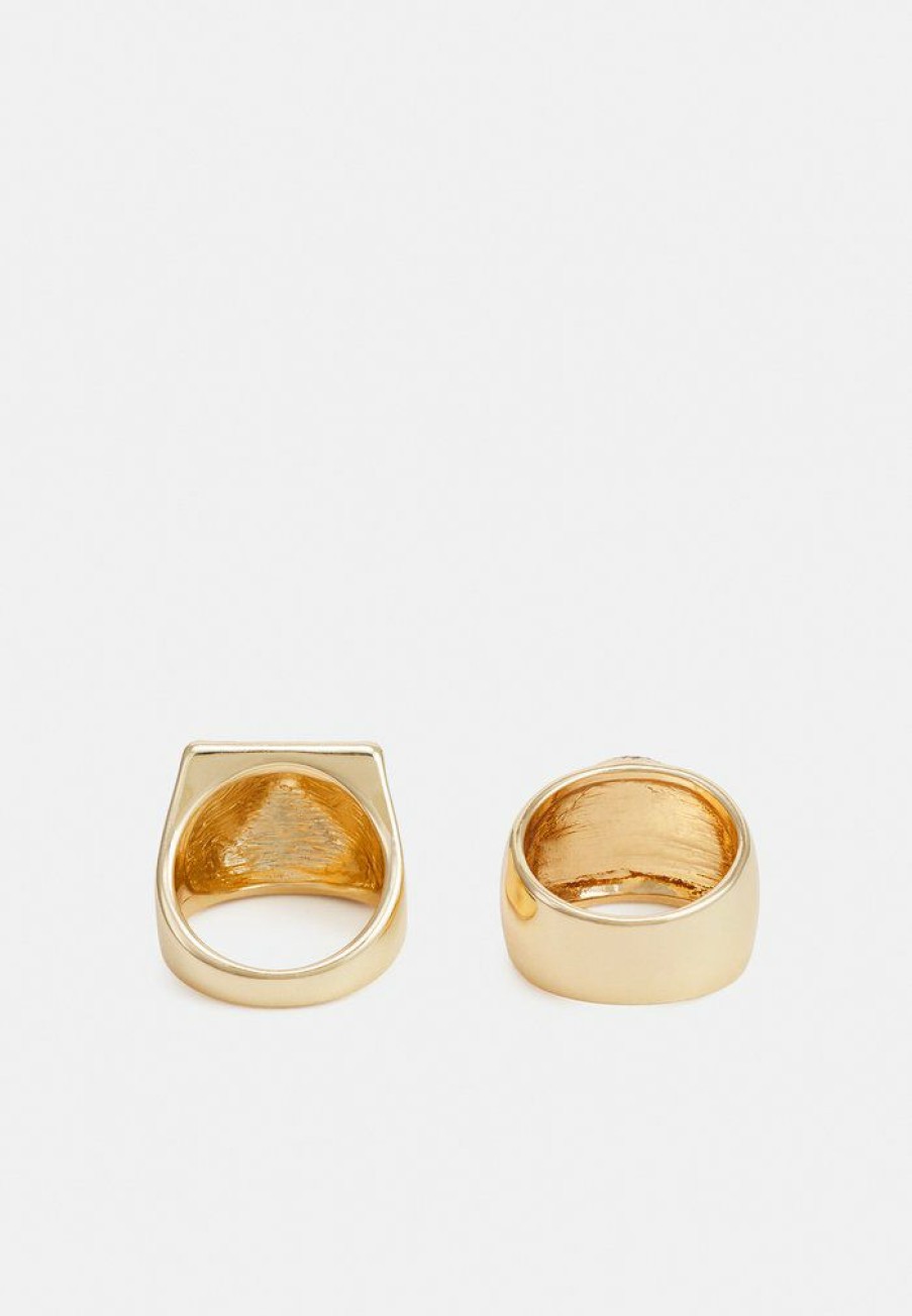 Accessoires Vintage Supply | Vintage Supply 2 Pack Ring Gold-Coloured