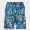 Clothing Vintage Supply | Vintage Supply Snake Print Football Shorts Blue