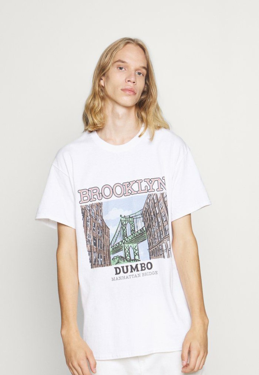 Clothing Vintage Supply | Vintage Supply Brooklyn Dumbo Graphic Tshirt Print T-Shirt White