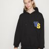 Clothing Vintage Supply | Vintage Supply Chenille Patch Hoodie Hoodie Black