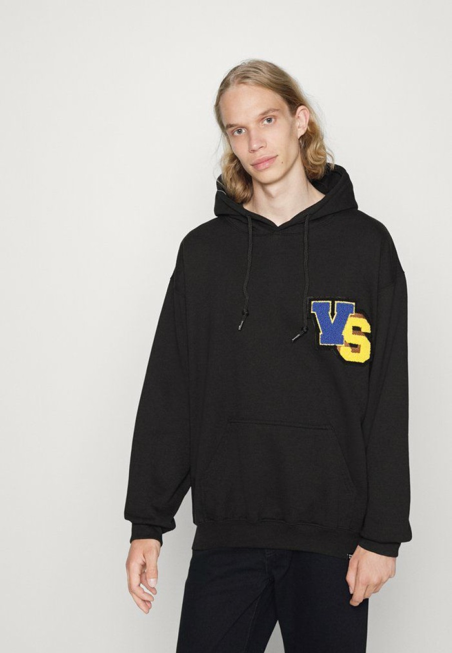 Clothing Vintage Supply | Vintage Supply Chenille Patch Hoodie Hoodie Black