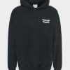 Clothing Vintage Supply | Vintage Supply Overdye Flow Hoodie Sweatshirt Black