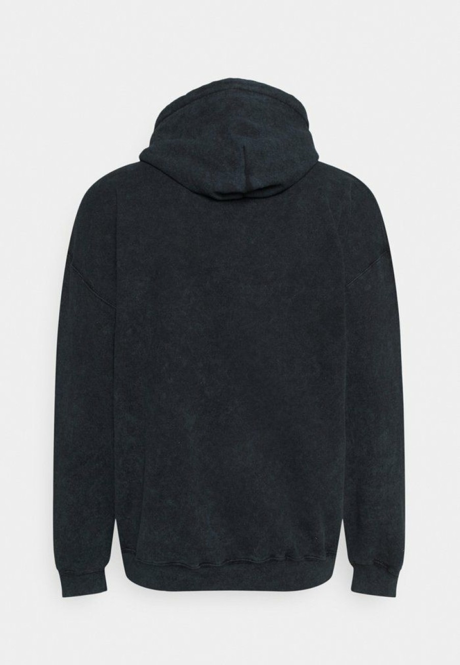 Clothing Vintage Supply | Vintage Supply Overdye Flow Hoodie Sweatshirt Black