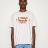 Clothing Vintage Supply | Vintage Supply Unisex Print T-Shirt White