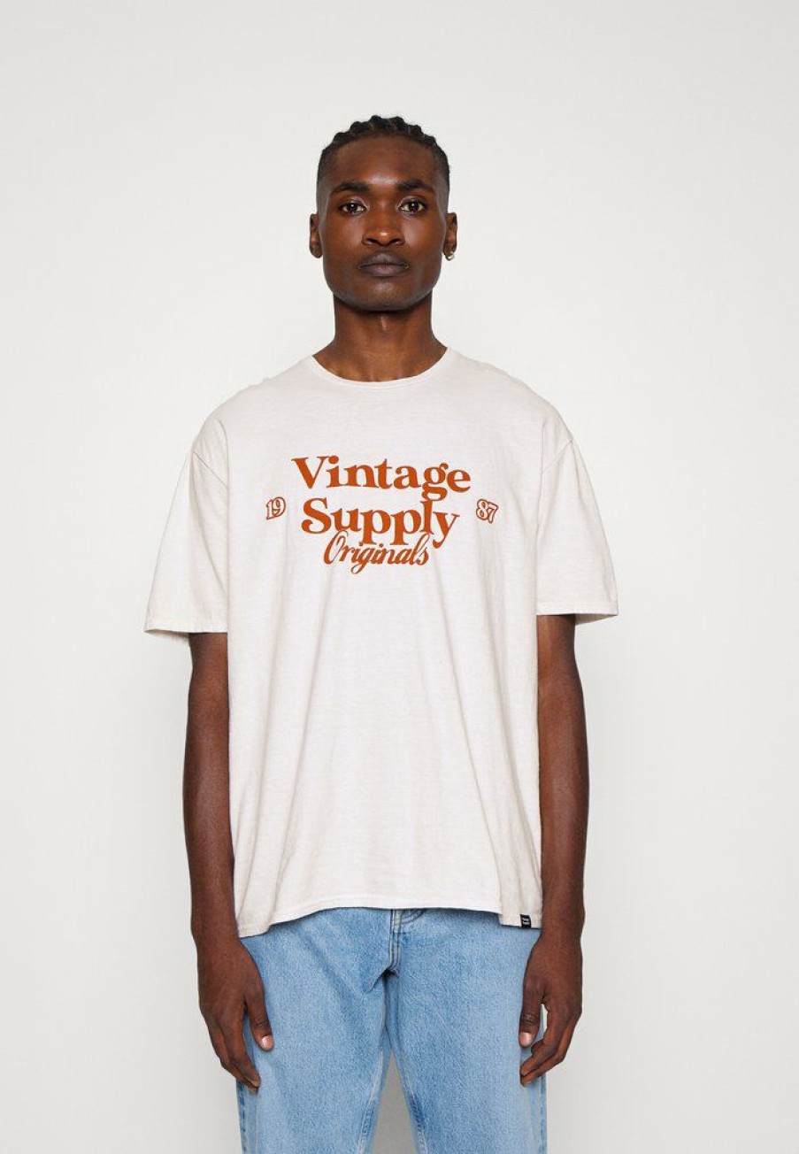 Clothing Vintage Supply | Vintage Supply Unisex Print T-Shirt White