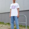 Clothing Vintage Supply | Vintage Supply Front Print Logo Tee Print T-Shirt White