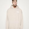 Clothing Vintage Supply | Vintage Supply Overdye Branded Hoodie Sweatshirt Sand