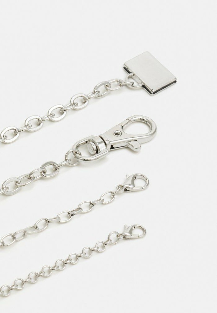 Accessoires Vintage Supply | Vintage Supply 2 Pack Unisex Necklace Silver-Coloured