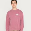 Clothing Vintage Supply | Vintage Supply With Core Chest Logo Unisex Sweatshirt Dark Pink